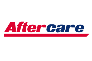 Aftercare logo - red and blue